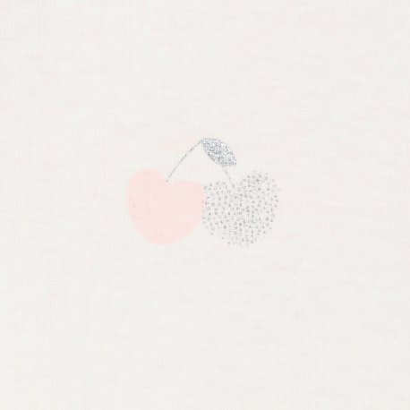 Obaibi Φορμάκι με μεγάλη λαιμόκοψη, κεράσι, λευκό για μωρά κοριτσάκια (σετ των 3)