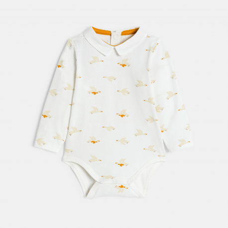 Obaibi Ζακέτα από χοντρό φλις, παντελόνι από βελούδο και φορμάκι κίτρινο για νεογέννητα