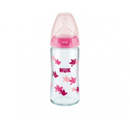 NUK® μπιμπερό First Choice+ με δείκτη ελέγχου θερμοκρασίας 240 ml 0-6M
