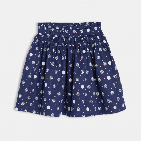 Okaidi Jupe evasee bleu marine Fille