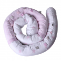 Πάντα - μαξιλάρι πολλαπλών χρήσεων Minene Snuggly Snake ροζ αστέρια