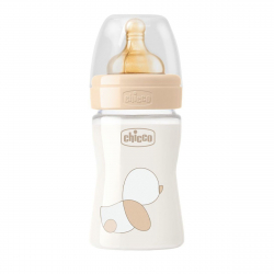 Chicco μπιμπερό Original Touch Nature Glass 150 ml 0m+ (1τμχ)