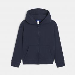 Okaidi Φούτερ με φερμουάρ και κουκούλα πράσινο για αγόρια