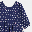 Okaidi Robe bleue a manches bouffantes Fille