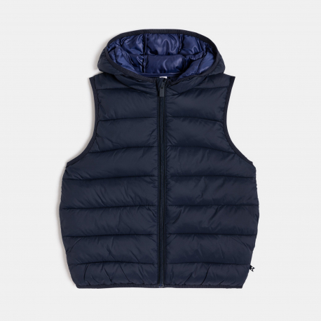 Okaidi Μπουφάν αμάνικο με κουκούλα σε ναυτικό μπλε