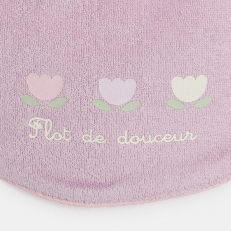 Obaibi Lot de bavoirs roses imprime fleuri bebe fille