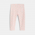 Obaibi Legging orange imprime fleuri bebe fille