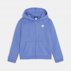 Okaidi Φούτερ  με κουκούλα βιολετί για κορίτσια