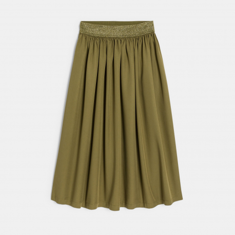 Okaidi Φούστα πλισέ για κορίτσια χακί