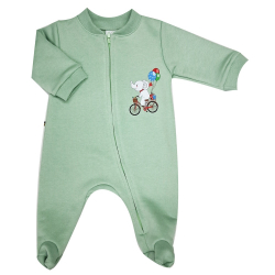 Φορμάκι ολόσωμο φούτερ Bebe Cooney Ελεφαντάκι στο ποδήλατο