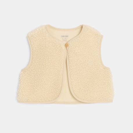 Obaibi Φόρεμα πλεκτό ποντικάκι και λευκή ζακέτα για μωρά κοριτσάκια