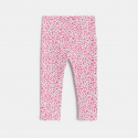 Obaibi Legging rose motif fleuri bebe fille