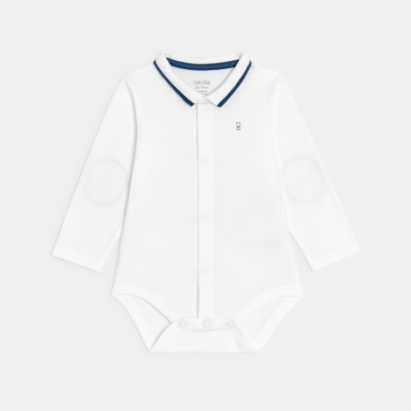 Obaibi Σαλοπέτα από κοτλέ ύφασμα ριγέ και φορμάκι μπλε για μωρά αγοράκια