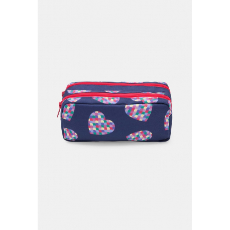 Okaidi Κασετίνα σχολική με τυπωμένα σχέδια λεοπάρ για κορίτσια