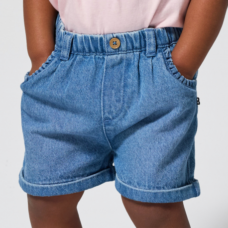 Obaibi Σορτς τζιν μπλε για μωρά κοριτσάκια