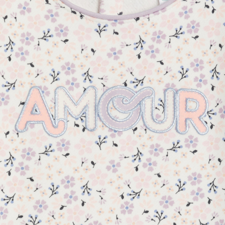 Obaibi Φούτερ από χνουδωτό ύφασμα με τυπωμένα σχέδια για μωρά κοριτσάκια