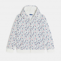 Okaidi Φούτερ  με κουκούλα με τυπωμένα σχέδια για κορίτσια