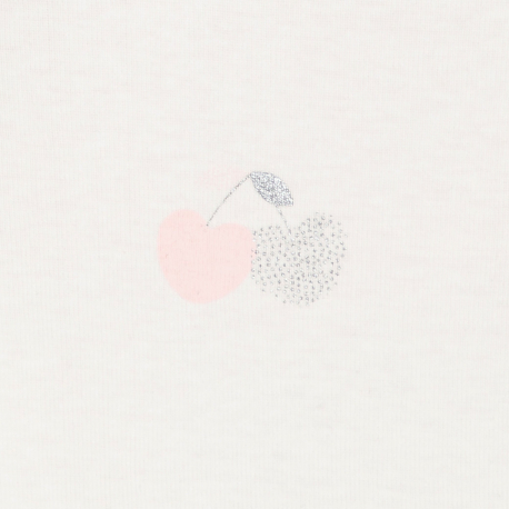 Obaibi Φορμάκι με μεγάλη λαιμόκοψη, κεράσι, λευκό για μωρά κοριτσάκια (σετ των 3)