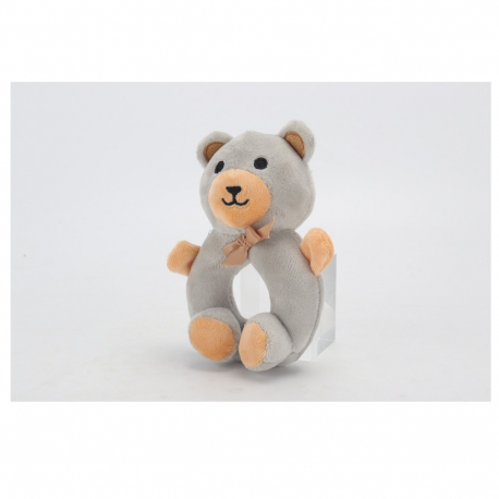 Σετ δώρου με λούτρινα, κουδουνίστρες και μασητικά Lazarid BeBeelin