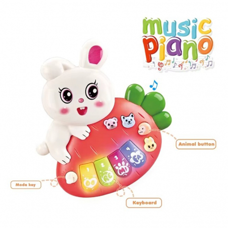 Λαγουδάκι - πιανάκι Lazarid The Music Animal