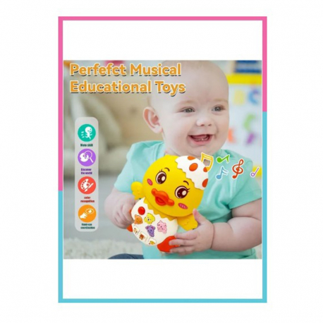 Μουσικό παπάκι Lazarid Funny Duck με ήχους και φως