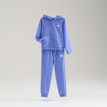 Okaidi Φούτερ  με κουκούλα βιολετί για κορίτσια