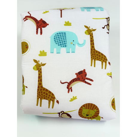 Σετ σεντόνια λίκνου 2τμχ Nona Bebe The Zoo