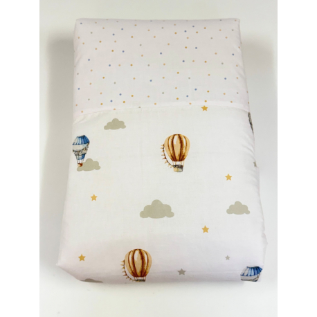 Σετ σεντόνια λίκνου 2τμχ Nona Bebe Αερόστατο