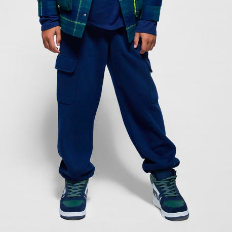 Okaidi Παντελόνι φόρμας σε χαλαρή γραμμή με τσέπες cargo για αγόρια