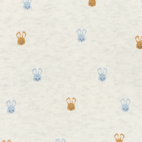 Obaibi Πουλόβερ υφασμάτινο λαγουδάκι γκρι για μωρά αγοράκια