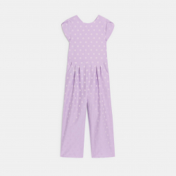 Okaidi Combinaison a pois violette Fille