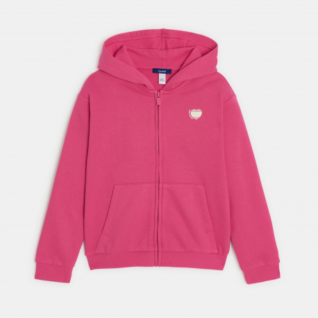 Okaidi Φούτερ με κουκούλα, ροζ, για κορίτσια