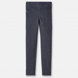 Okaidi Τζιν κολάν με όψη μπλου τζιν, μαύρο για κορίτσια