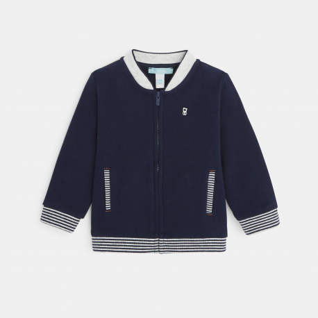 Obaibi Μπουφάν teddy από απαλό χνουδωτό ύφασμα για μωρά αγοράκια