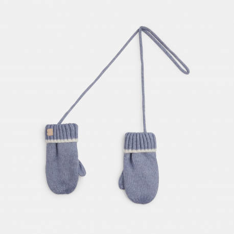 Obaibi Γαντάκια πλεκτά, μπλε για μωρά Unisex