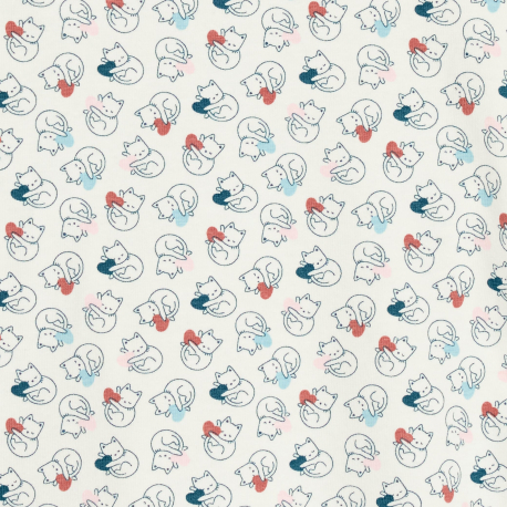 Obaibi Μπλούζα με γατάκια λευκή για μωρά κοριτσάκια