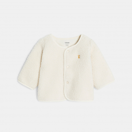 Obaibi Ζακέτα από χοντρό φλις, παντελόνι από βελούδο και φορμάκι κίτρινο για νεογέννητα