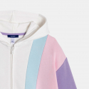 Okaidi Sweat zippe a capuche multicolore fille