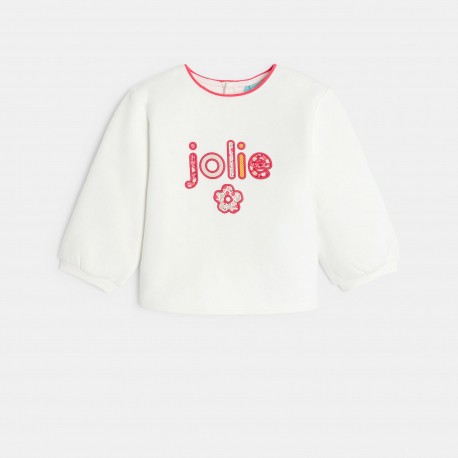 Obaibi Φούτερ από χνουδωτό ύφασμα με τυπωμένα σχέδια για μωρά κοριτσάκια