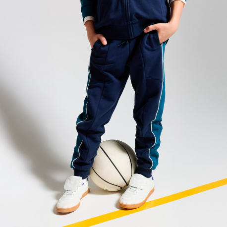Okaidi Jogging bicolore bleu garcon