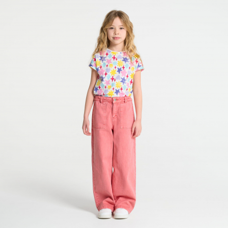 Okaidi T-shirt etoiles multicolore fille