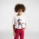 Okaidi T-shirt dinosaure blanc garcon