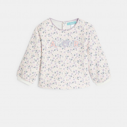 Obaibi Φούτερ από χνουδωτό ύφασμα με τυπωμένα σχέδια για μωρά κοριτσάκια