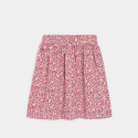 Okaidi Φούστα που δεν κολλά στο σώμα με τυπωμένα μοτίφ λεοπάρ ροζ για κορίτσια