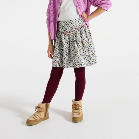 Okaidi Φούστα κοντή με τυπωμένα σχέδια γκρι για κορίτσια