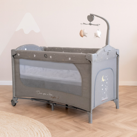 Παρκοκρέβατο Cangaroo Once Upon A Time 2 Grey