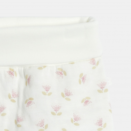 Obaibi Σύνολο από 3 βαμβακερά κομμάτια φλοράλ ροζ για νεογέννητα κοριτσάκια