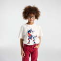 Okaidi T-shirt dinosaure blanc garcon
