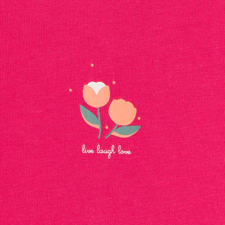 Obaibi Φορμάκι ύπνου από μακό με μοτίφ τουλίπες ροζ για μωρά κοριτσάκια (σετ των 2)