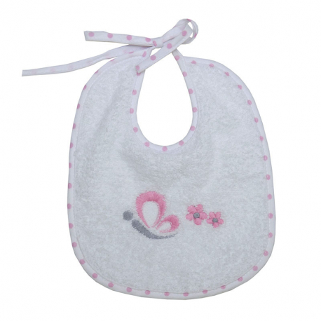 Σαλιάρα πετσέτε Baby Star Sweet Dots 21 x 19 cm